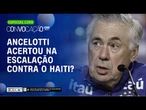 MUDANÇAS DE ANCELOTTI: Brasil fez pouco? Michel Bastos avalia desempenho contra o Haiti na Copa!