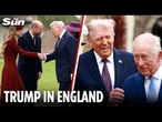 Laughing Trump & ‘long-time friend’ Charles joke at Windsor as president kicks off UK state visit