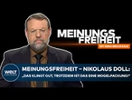 WELT-Talk MEINUNGSFREIHEIT – Nikolaus Doll: „Das klingt gut, trotzdem ist das eine Mogelpackung!“