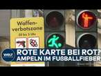 EM 2024: Frankfurter Ampeln zeigen die Rote Karte! Fußballfieber im Stadtverkehr!