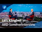 Lars Klingbeil im ARD-Sommerinterview
