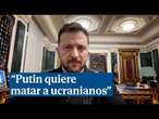 Zelenski acusa a Putin de sabotear la diplomacia para alcanzar la paz en Ucrania