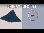 Watch China's 'UFO' stealth fighter jet take to the skies in chilling footage