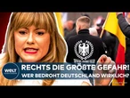 DEUTSCHLAND: „Die größte Gefahr geht vom Rechtsextremismus aus“ - Rekordzahlen zur Sicherheitslage!