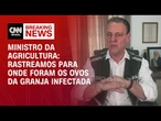 Gripe aviária: Rastreamos para onde foram os ovos da granja infectada, diz Carlos Fávaro | LIVE CNN