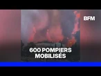 Incendie dans le Var: 200 hectares et dix maisons ravagés par les flammes