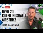 Israeli military conducts 'precise strike' on former school in Gaza | Israel-Hamas war