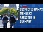 German officials arrest suspected Hamas members