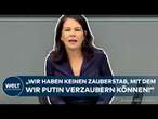 ANNALENA BAERBOCK: Haushaltsdebatte im Bundestag! Außenministerin fordert Paket zur Sicherheit!