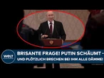 UKRAINE-KRIEG: "Um jeden dem Erdboden gleichzumachen!" Plötzlich die Verbalentgleisung von Putin!