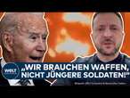 UKRAINE-KRIEG: Wehrpflicht ab 18 statt 25? Wolodymyr Selenskyj erteilt US-Vorstoß eine klare Absage!