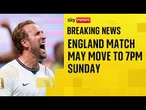 FIFA in discussions to bring forward England World Cup match due to storm threat