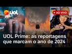 Retrospectiva 2024: eleições, crise climática, crimes com IA e fenômeno na música l UOL Prime