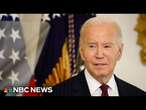 LIVE: Biden gives remarks after Syrian president relinquishes power | NBC News