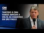 Tarcísio à CNN: Vamos impedir a volta da esquerda em São Paulo | BASTIDORES CNN