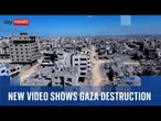 Drone footage shows sheer scale of damage in Gaza City