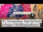 Interaktive Karte zeigt, wo die drei großen Anbieter gutes 5G-Netz bieten – und wo nicht