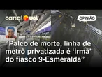 Homem que morreu no metrô de SP: pessoas querem voltar para casa em segurança, diz Sakamoto