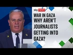 Sky News asks Israeli government spokesman about journalists entering Gaza