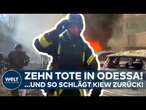 PUTINS KRIEG: Tote und Verletzte bei Raketenangriff auf Odessa! Ukraine schlägt in Russland zurück!