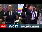 USA: Biden will weitermachen! Trump in Umfragen erstmals deutlich vor Präsident! | LIVE STREAM