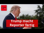 Vor Abflug zu den Briten weist Trump australischen Reporter hart zurecht: "Schnauze!"