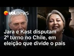 Chile terá 2º turno presidencial polarizado, com país dividido entre extrema-direita e esquerda