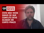 Não vemos sinais de que conflito deve acabar em curto prazo, diz brasileiro em Israel | CNN NEWSROOM