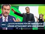 KEINE LEIHSTIMMEN - KEIN SCHWARZ-GRÜN: Nach Ampel-Aus - Markus Söder legt klare Linie für Union fest