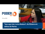 "Isso aqui não é uma ditadura", diz Eliziane em defesa de Marina