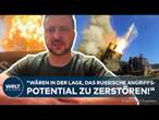 PUTINS KRIEG: Selenskyj fordert Freigabe weitreichender Westwaffen! Trotz ukrainischem Drohnenerfolg