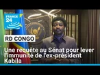 RD Congo : une requête au Sénat pour lever l'immunité de l'ex-président Kabila • FRANCE 24