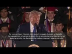 Trump a universitari Alabama: Se vuoi cambiare mondo, devi avere coraggio di essere un outsider