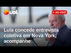 Lula concede entrevista coletiva para discutir G20, assembleia geral da ONU e mais; assista ao vivo