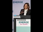 KAMALA HARRIS carga contra DONALD TRUMP: "Es un absoluto caos" #shorts