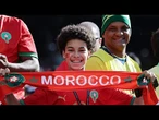 Les supporters marocains animent Monterrey avant le match contre les Pays-Bas