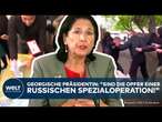 GEORGIEN: Noch-Präsidentin über Wahlniederlage! 