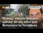 Bolsonaro na Paulista: Não há percepção pública de que Justiça se comoverá com ato, diz Quaest