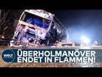 FRIESOYTHE BEI BREMEN: Horror-Crash auf B401 - Fünf Tote durch schweren Unfall nach Überholfehler