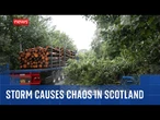 Storm Floris: Roofs flying off, mass rail delays and thousands without power