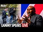 LIVE: David Lammy to speak after migrant sex attacker wrongly released from jail