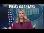 LIVE: Trump Press Secretary Karoline Leavitt holds press conference after fiery first media showdown