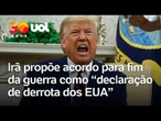 Guerra no Oriente Médio: Irã afirma que acordo é declaração de derrota dos Estados Unidos