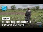 Kenya : mieux réglementer le secteur agricole • FRANCE 24