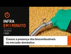 Infra em 1 Minuto: Cresce a presença dos biocombustíveis no mercado doméstico