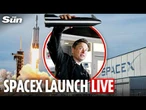 View from Starbase in Texas as the SpaceX IPO launches