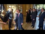 4 Luglio, Lollobrigida a Villa Taverna incontra l'Ambasciatore Usa Fertitta