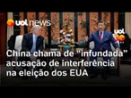 China nega acusação de Trump de interferência nas eleições de 2020 dos EUA