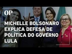 Após elogiar política de Lula, Michelle Bolsonaro diz que defesa dos surdos está acima dos partidos