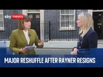 Starmer changes cabinet ministers in major reshuffle | Sky News live analysis and reaction